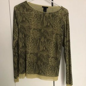 Limited l/s double layer stretchy shirt